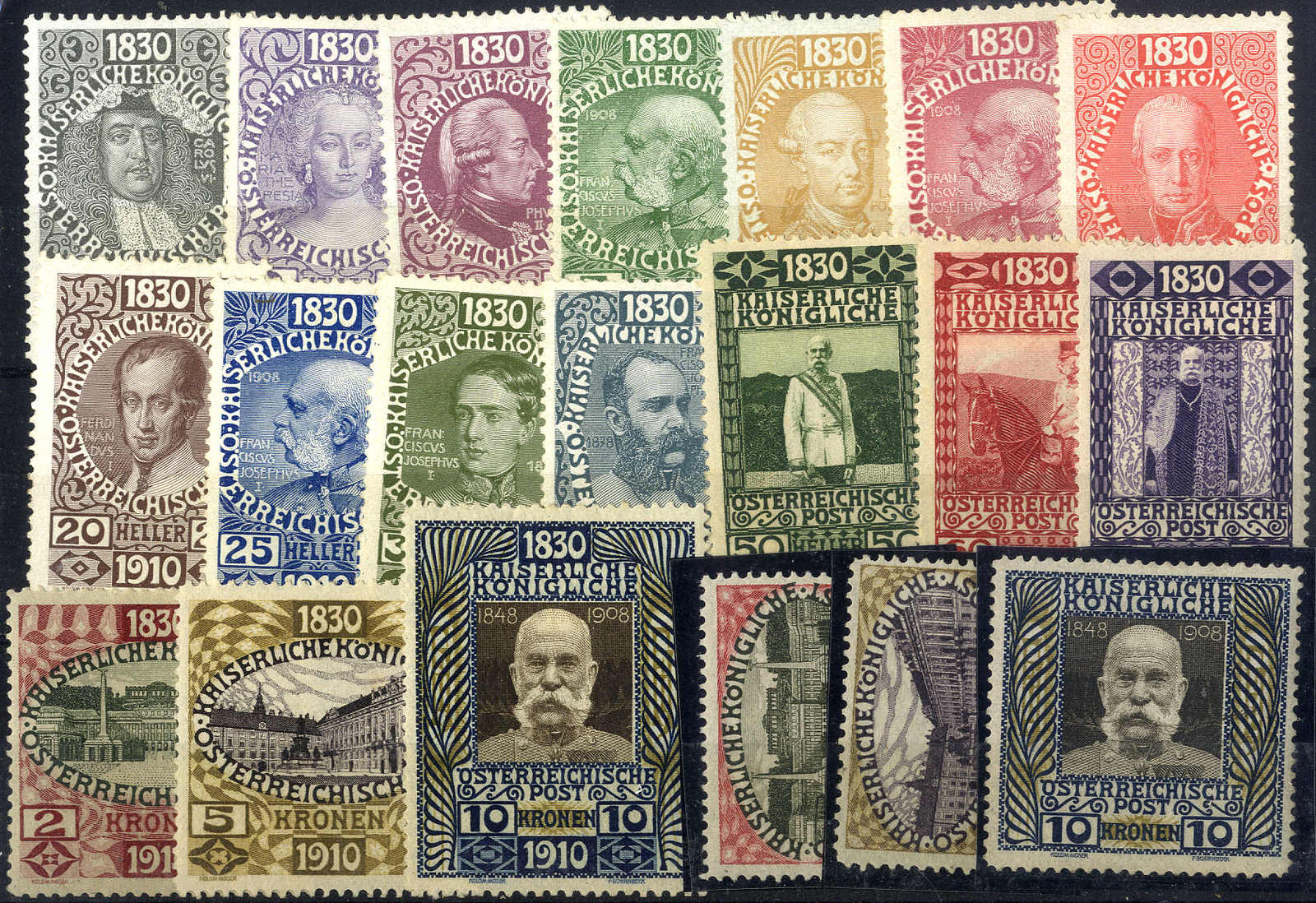 Lot 2174 - europe Austria 1890-1918 Issues - Viennafil Auktionen 63rd LIVE AUCTION Lot 2174 - europe Austria 1890-1918 Issues - Viennafil Auktionen 63rd LIVE AUCTION