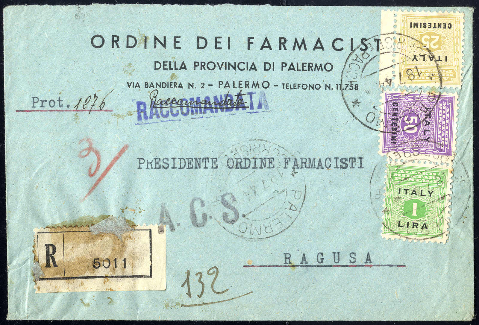 Lot 1127 - europe Military Government Sicily -  Viennafil Auktionen 63rd LIVE AUCTION