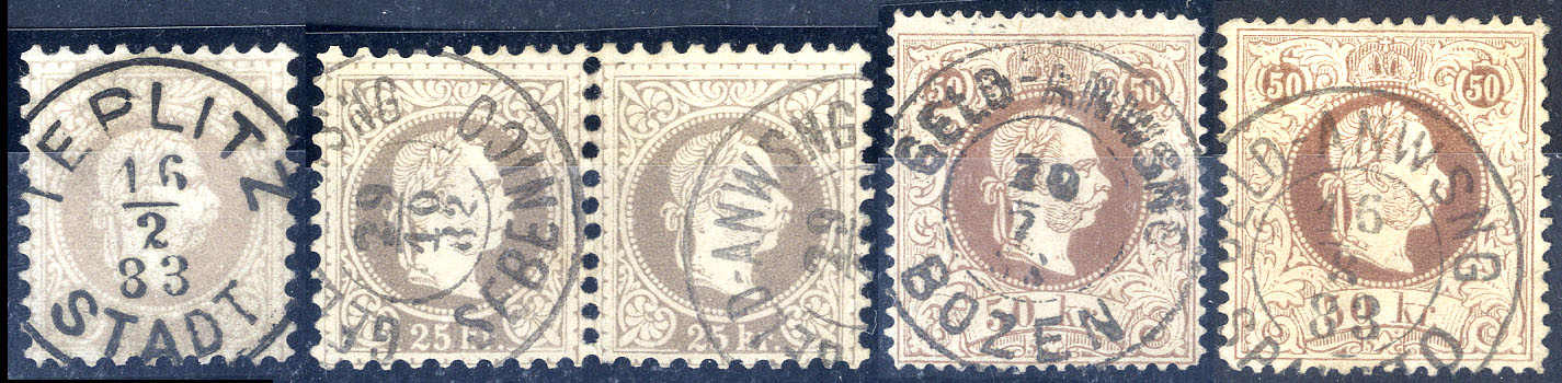 Lot 2110 - europe Austria 1867 Issue - Viennafil Auktionen 63rd LIVE AUCTION Lot 2110 - europe Austria 1867 Issue - Viennafil Auktionen 63rd LIVE AUCTION