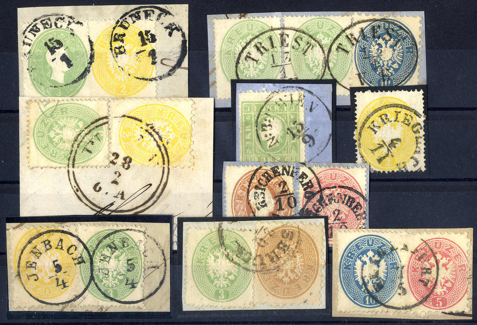 Lot 3794 - Lots and Collections collections and lots austrian areas -  Viennafil Auktionen 63rd LIVE AUCTION