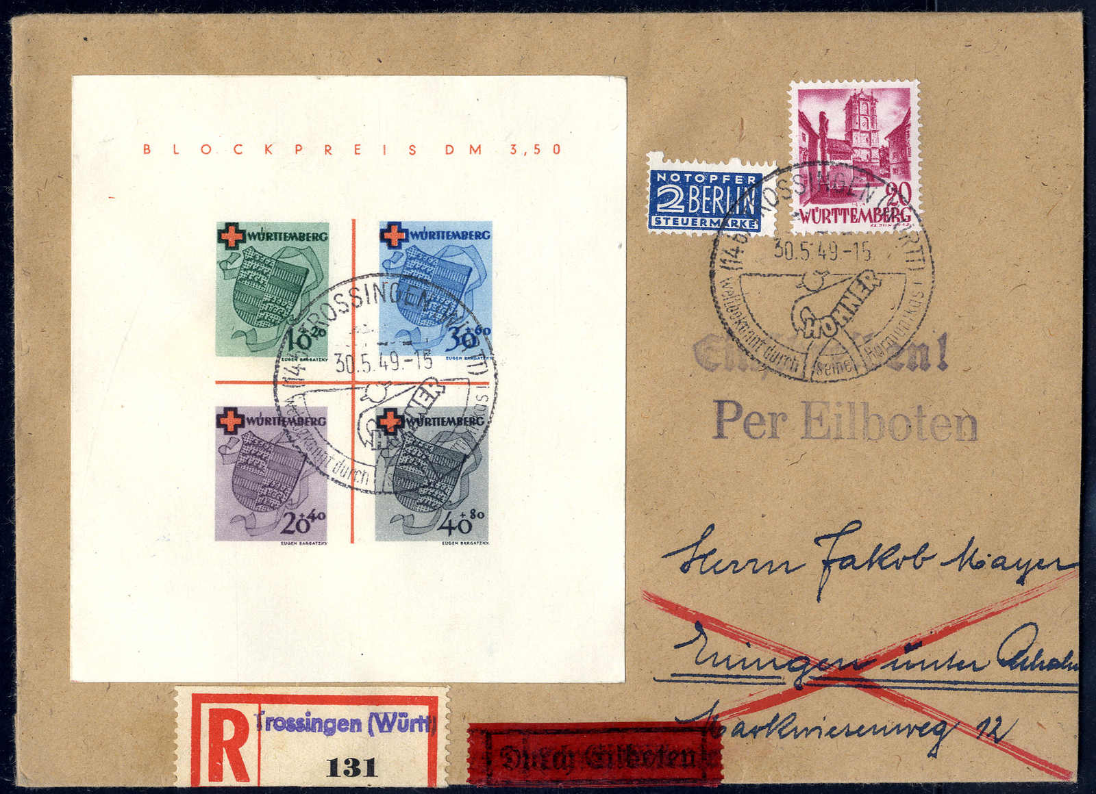 Lot 3077 - germany French Occupation Wurttemberg - Viennafil Auktionen 63rd LIVE AUCTION Lot 3077 - germany French Occupation Wurttemberg - Viennafil Auktionen 63rd LIVE AUCTION