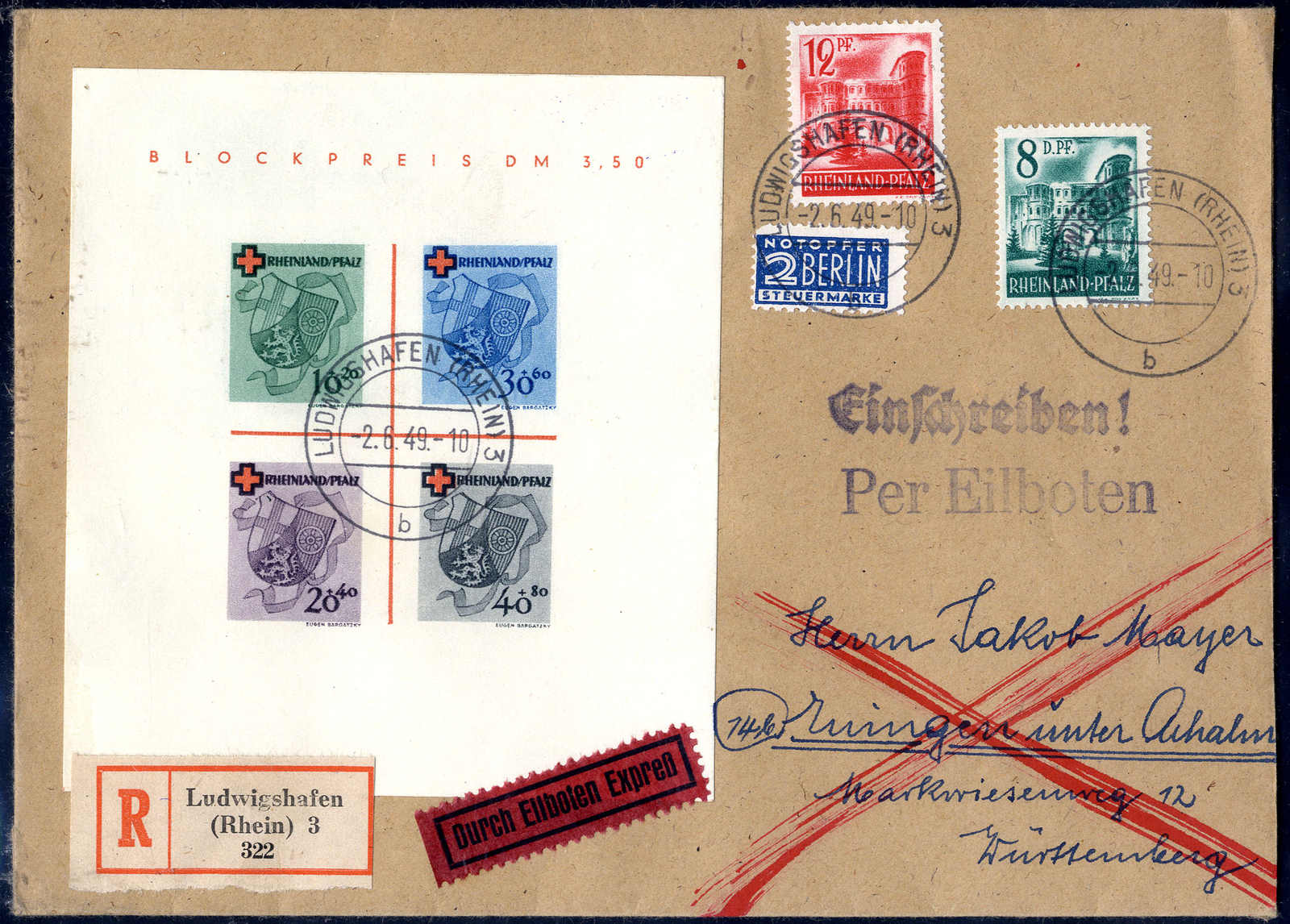 Lot 3076 - germany French Occupation Rhine Palatinate - Viennafil Auktionen 63rd LIVE AUCTION Lot 3076 - germany French Occupation Rhine Palatinate - Viennafil Auktionen 63rd LIVE AUCTION