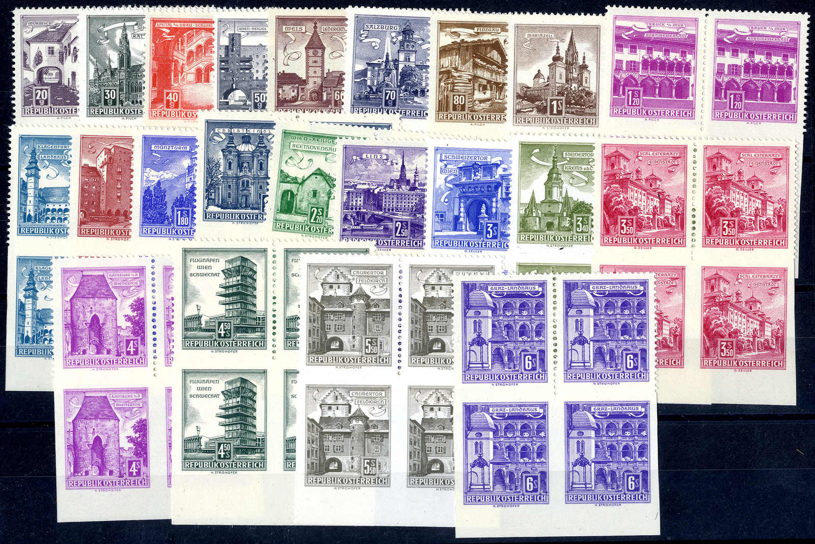 Lot 2464 - europe Austria 2nd. Republic - Viennafil Auktionen 63rd LIVE AUCTION Lot 2464 - europe Austria 2nd. Republic - Viennafil Auktionen 63rd LIVE AUCTION