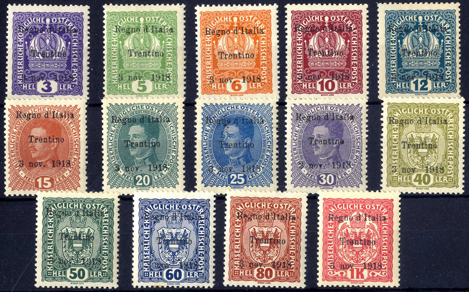 Lot 976 - europe italian occupation trentino -  Viennafil Auktionen 63rd LIVE AUCTION
