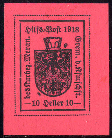 Lot 1053 - europe italy local issue meran -  Viennafil Auktionen 63rd LIVE AUCTION