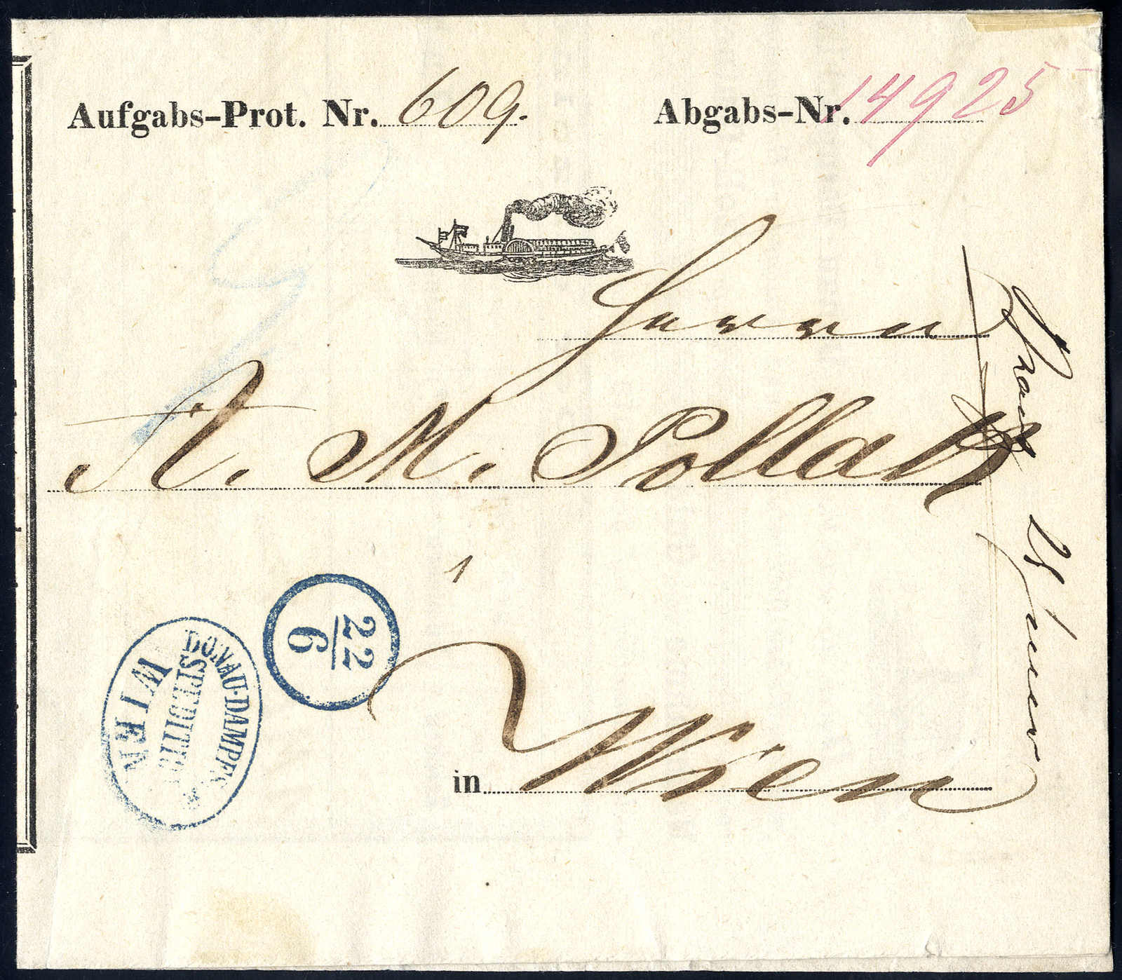 Lot 2572 - europe austria donau steamship company -  Viennafil Auktionen 63rd LIVE AUCTION