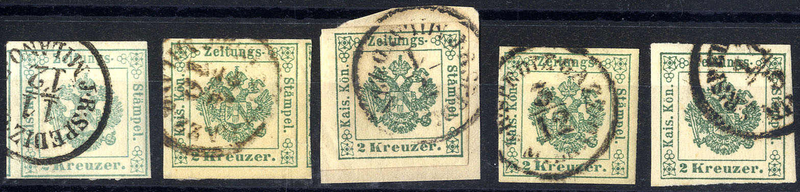 Lot 1609 - europe lombardy venetia newspaper tax stamps - Viennafil Auktionen 63rd LIVE AUCTION Lot 1609 - europe lombardy venetia newspaper tax stamps - Viennafil Auktionen 63rd LIVE AUCTION
