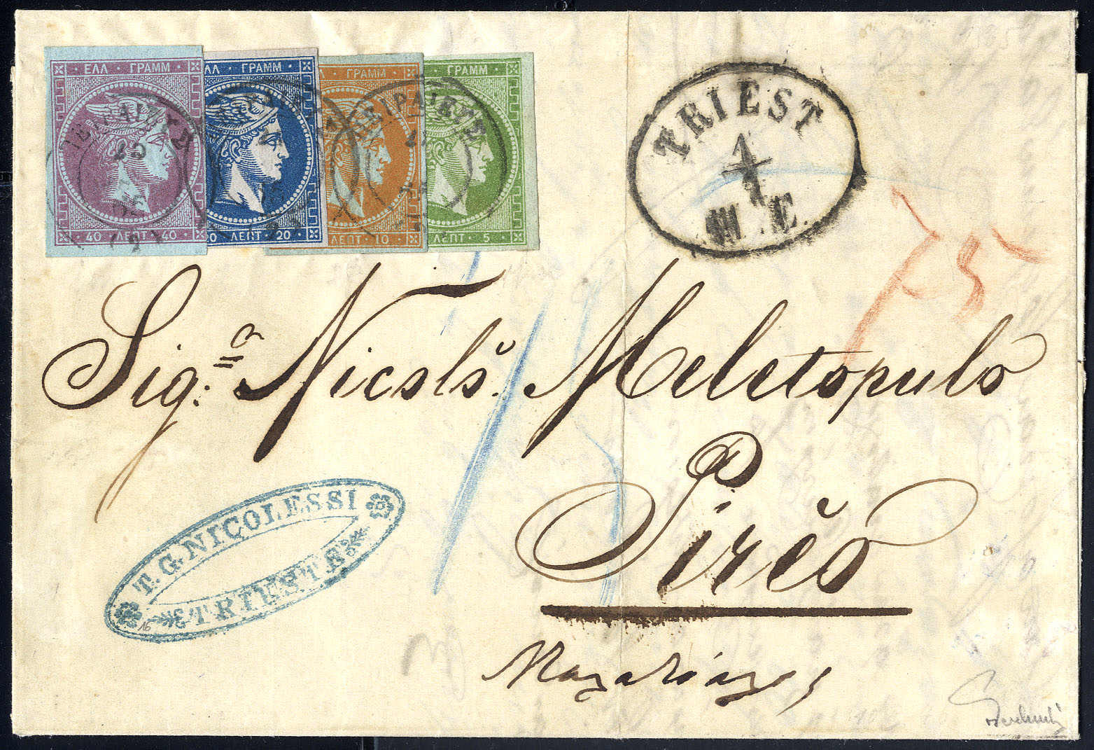 Lot 1879 - europe Austria Cancellations Austrian Littoral -  Viennafil Auktionen 63rd LIVE AUCTION