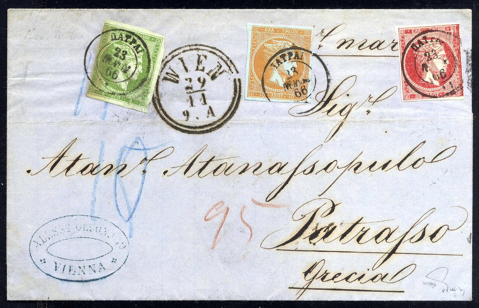 Lot 1880 - europe Austria Cancellations Austrian Littoral -  Viennafil Auktionen 63rd LIVE AUCTION