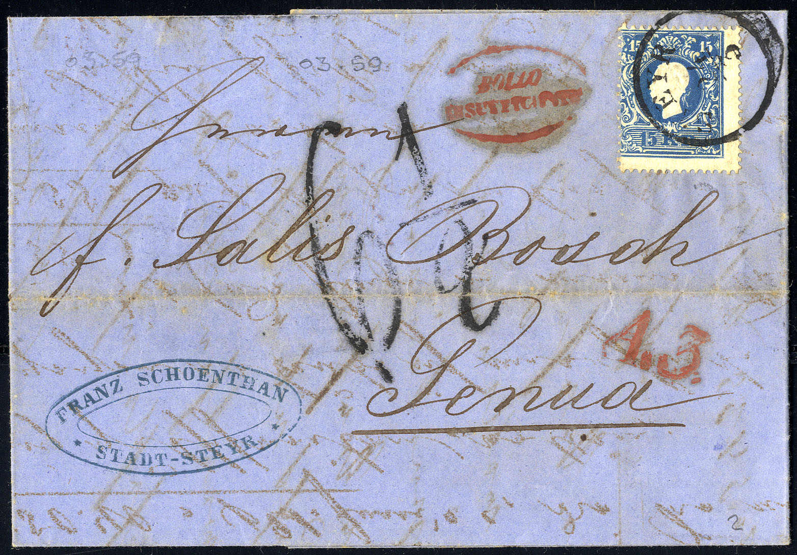Lot 1963 - europe austria issue 1850 - Viennafil Auktionen 63rd LIVE AUCTION Lot 1963 - europe austria issue 1850 - Viennafil Auktionen 63rd LIVE AUCTION