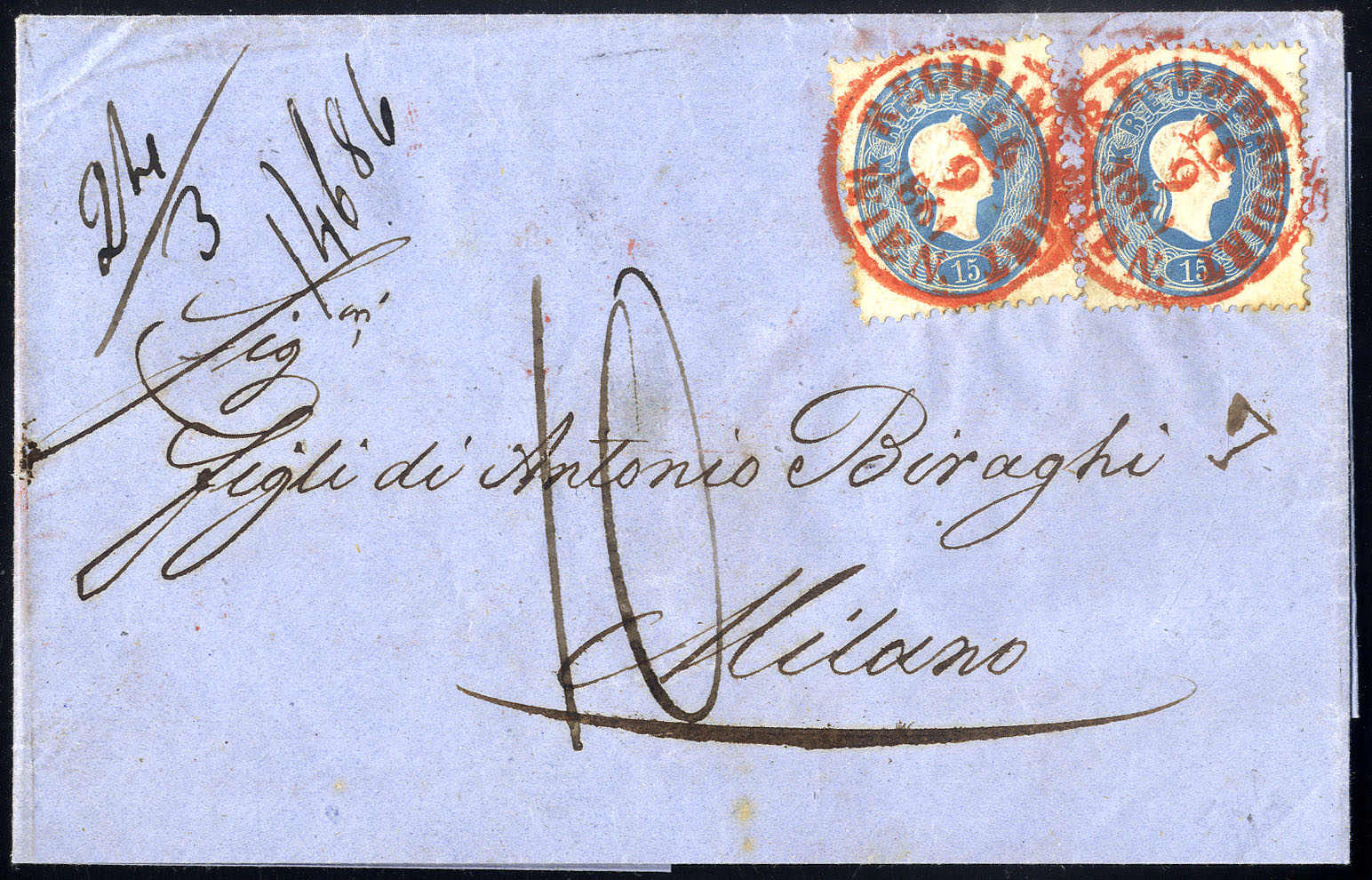 Lot 2043 - europe Austria 1860 Issue - Viennafil Auktionen 63rd LIVE AUCTION Lot 2043 - europe Austria 1860 Issue - Viennafil Auktionen 63rd LIVE AUCTION