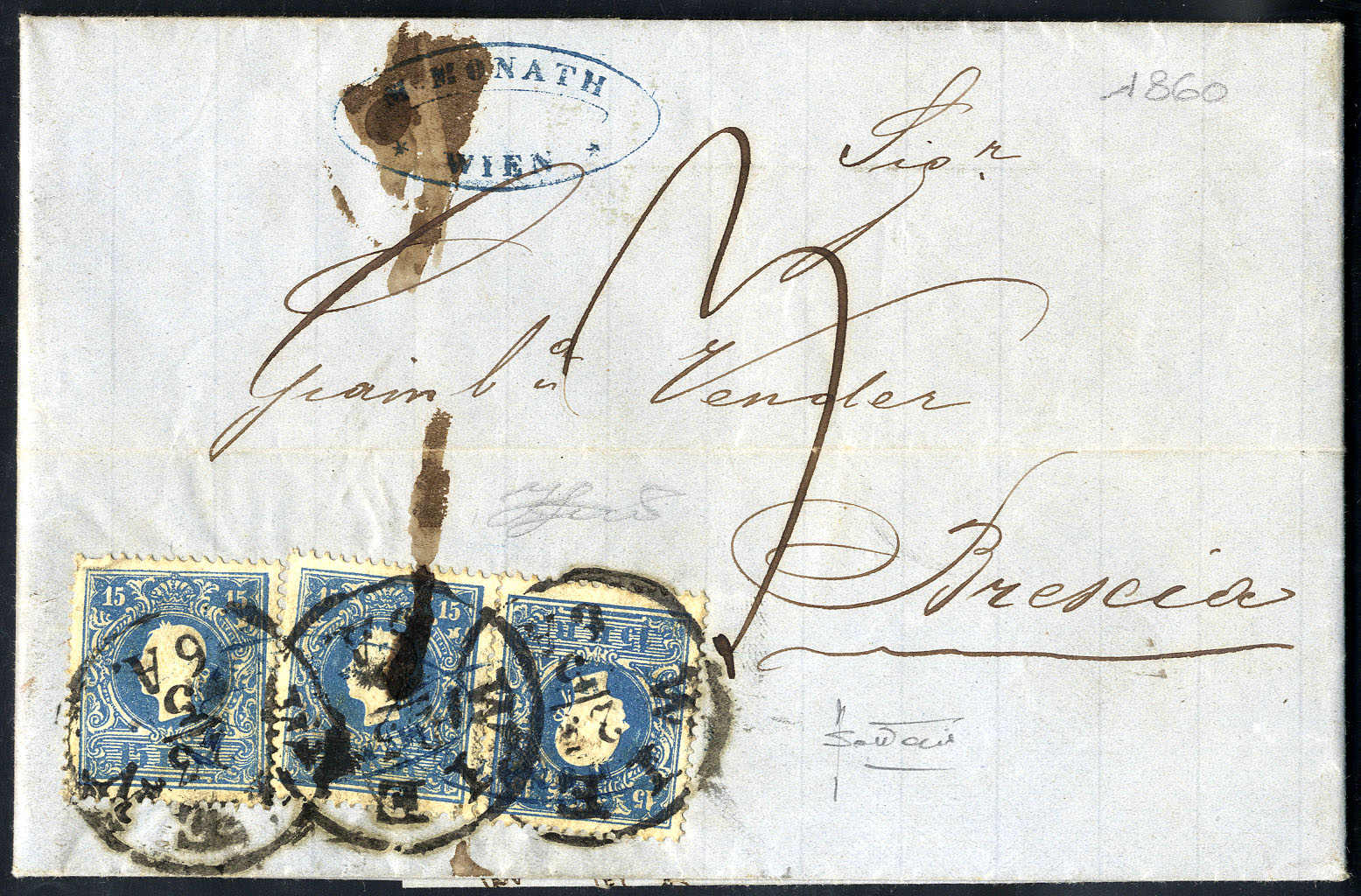 Lot 1994 - europe Austria 1858 Issue -  Viennafil Auktionen 63rd LIVE AUCTION
