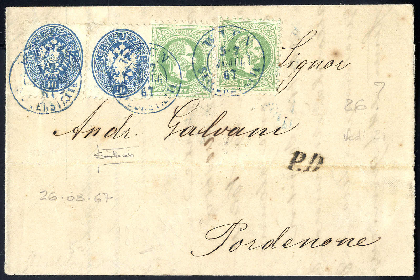 Lot 2085 - europe Austria 1867 Issue - Viennafil Auktionen 63rd LIVE AUCTION Lot 2085 - europe Austria 1867 Issue - Viennafil Auktionen 63rd LIVE AUCTION