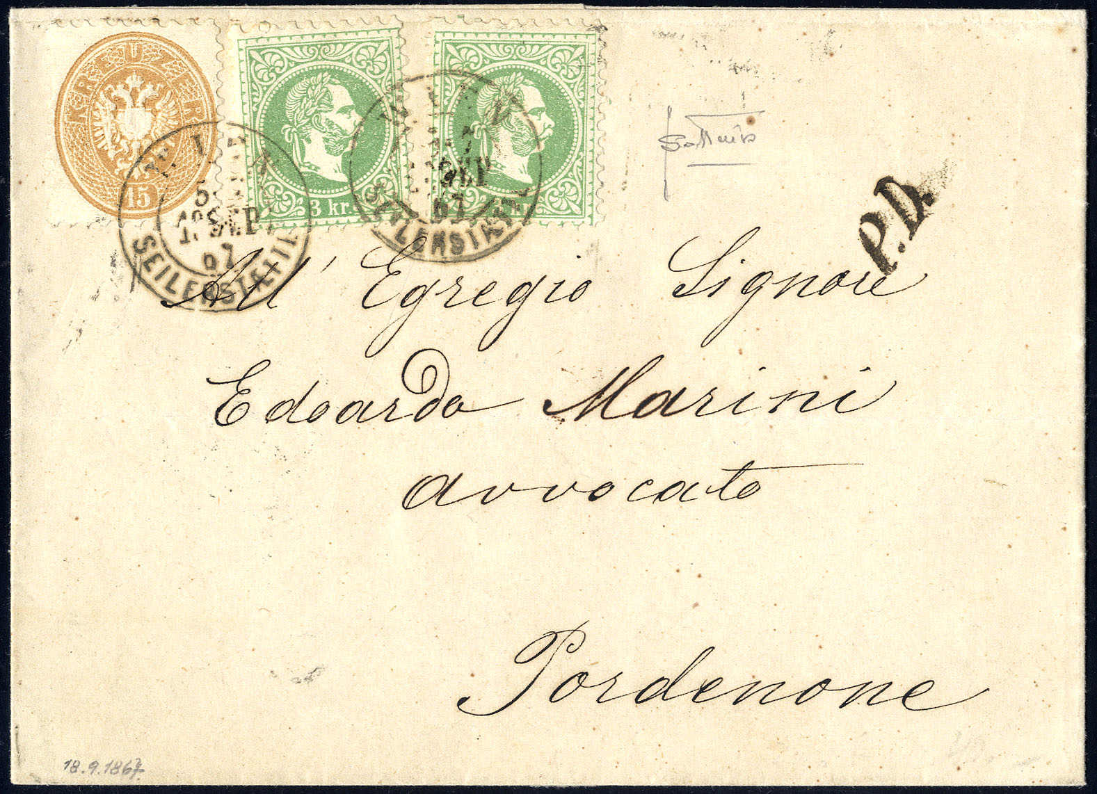 Lot 2087 - europe Austria 1867 Issue - Viennafil Auktionen 63rd LIVE AUCTION Lot 2087 - europe Austria 1867 Issue - Viennafil Auktionen 63rd LIVE AUCTION