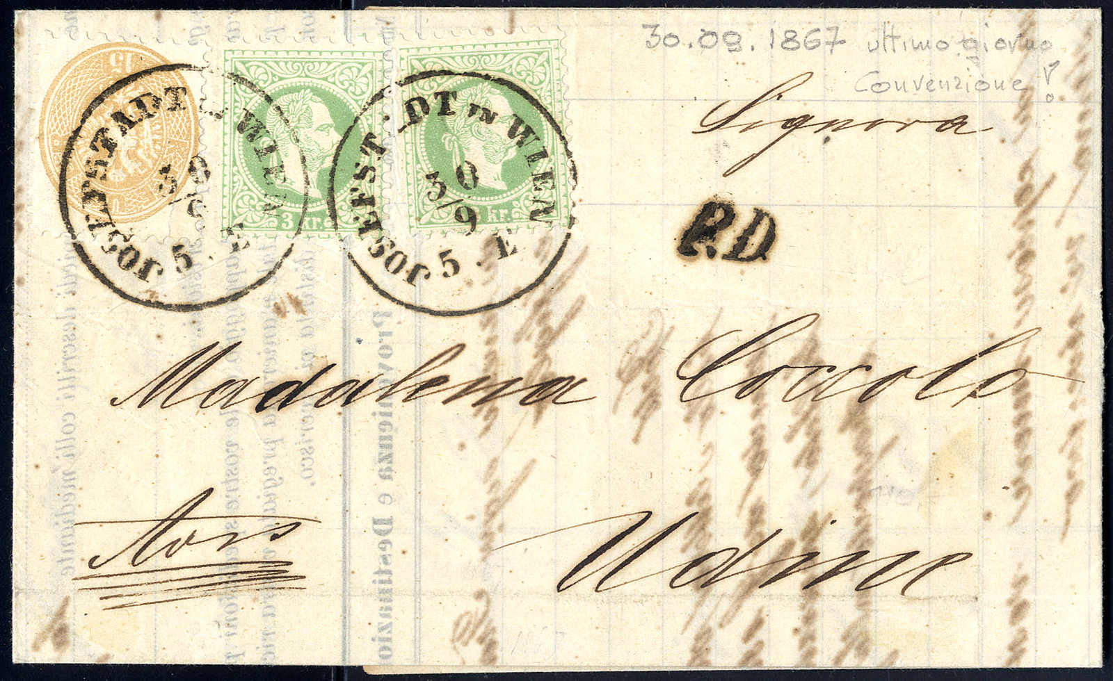 Lot 2086 - europe Austria 1867 Issue - Viennafil Auktionen 63rd LIVE AUCTION Lot 2086 - europe Austria 1867 Issue - Viennafil Auktionen 63rd LIVE AUCTION