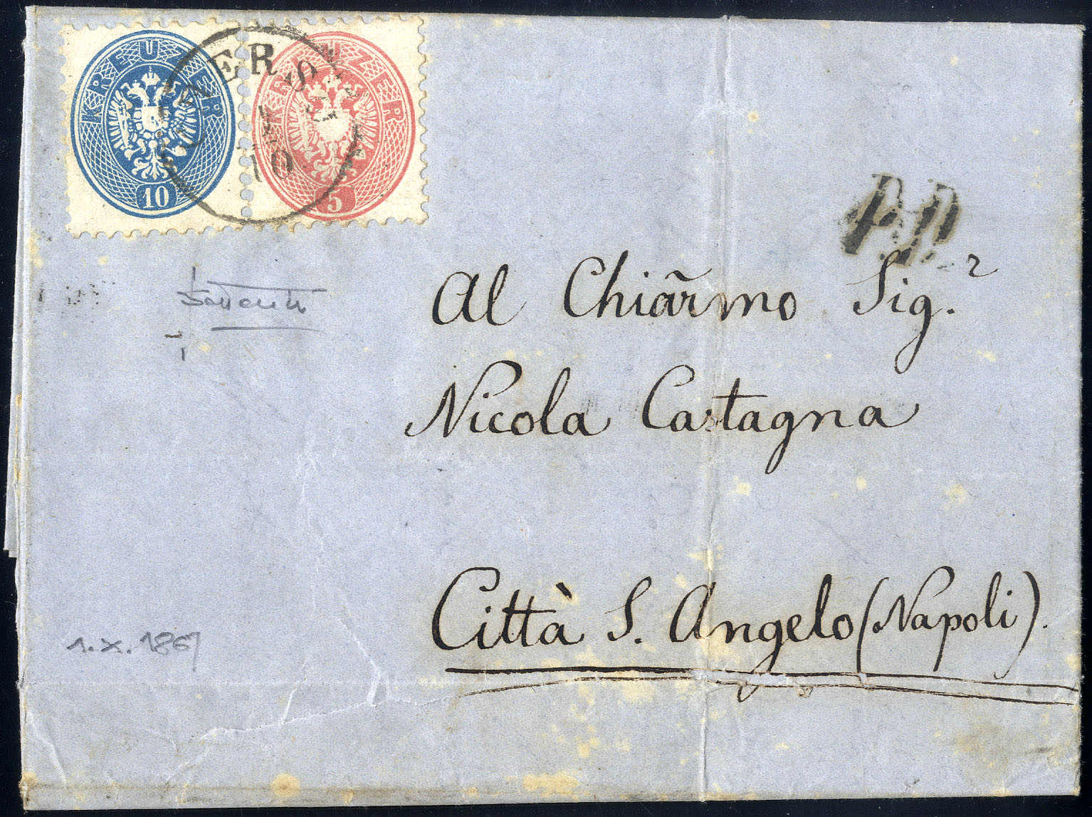 Lot 1877 - europe Austria Cancellations Austrian Littoral -  Viennafil Auktionen 63rd LIVE AUCTION