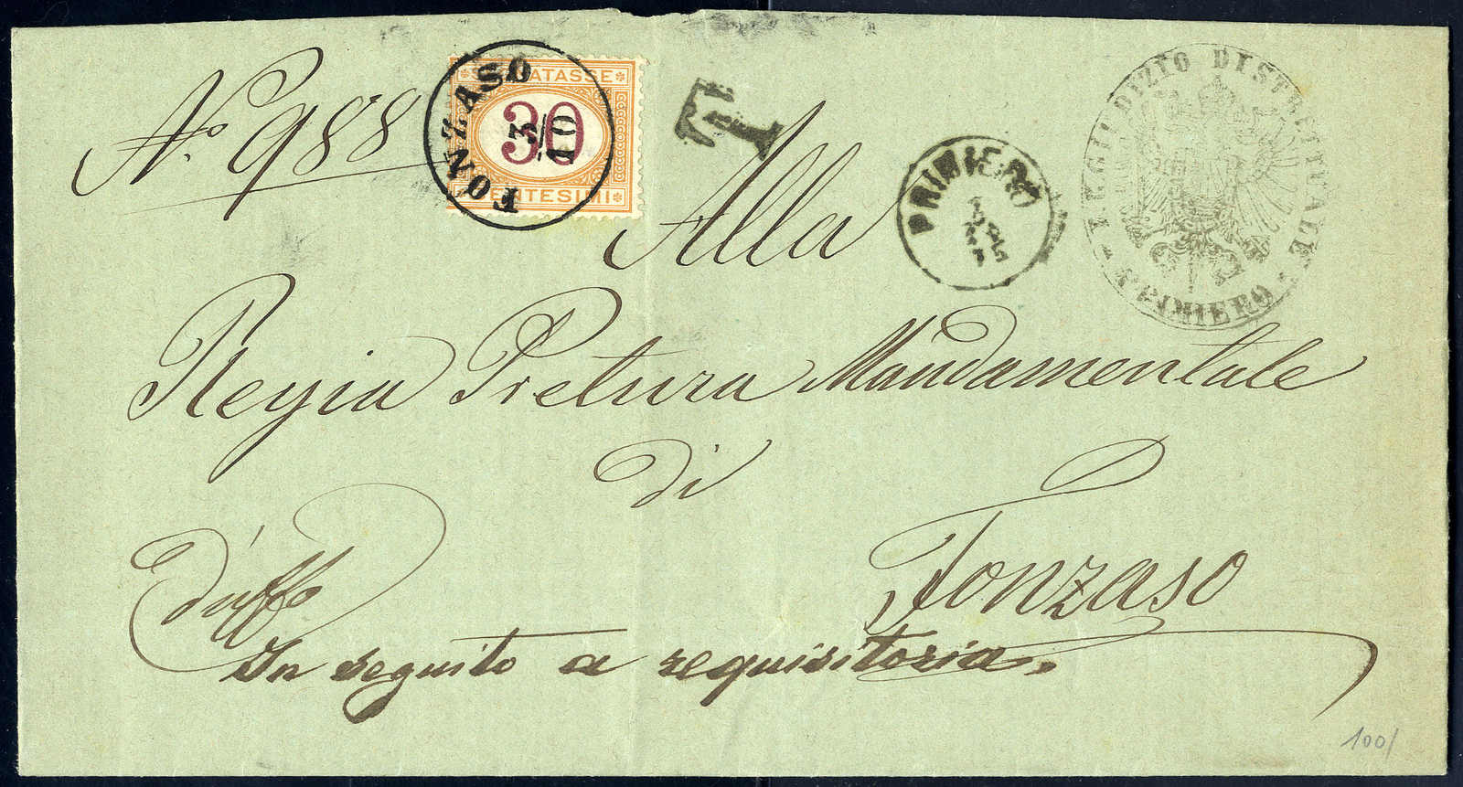 Lot 1819 - europe Austria Cancellations Tyrol -  Viennafil Auktionen 63rd LIVE AUCTION