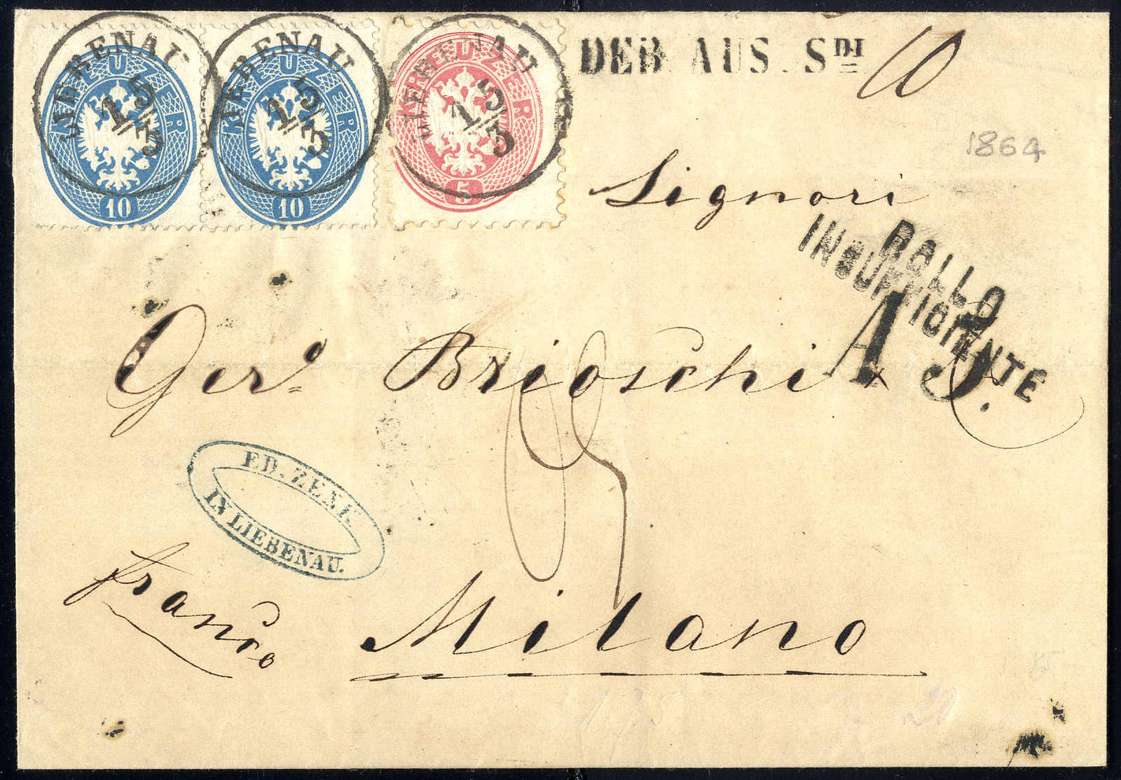 Lot 2055 - europe Austria 1863/64 Issue - Viennafil Auktionen 63rd LIVE AUCTION Lot 2055 - europe Austria 1863/64 Issue - Viennafil Auktionen 63rd LIVE AUCTION