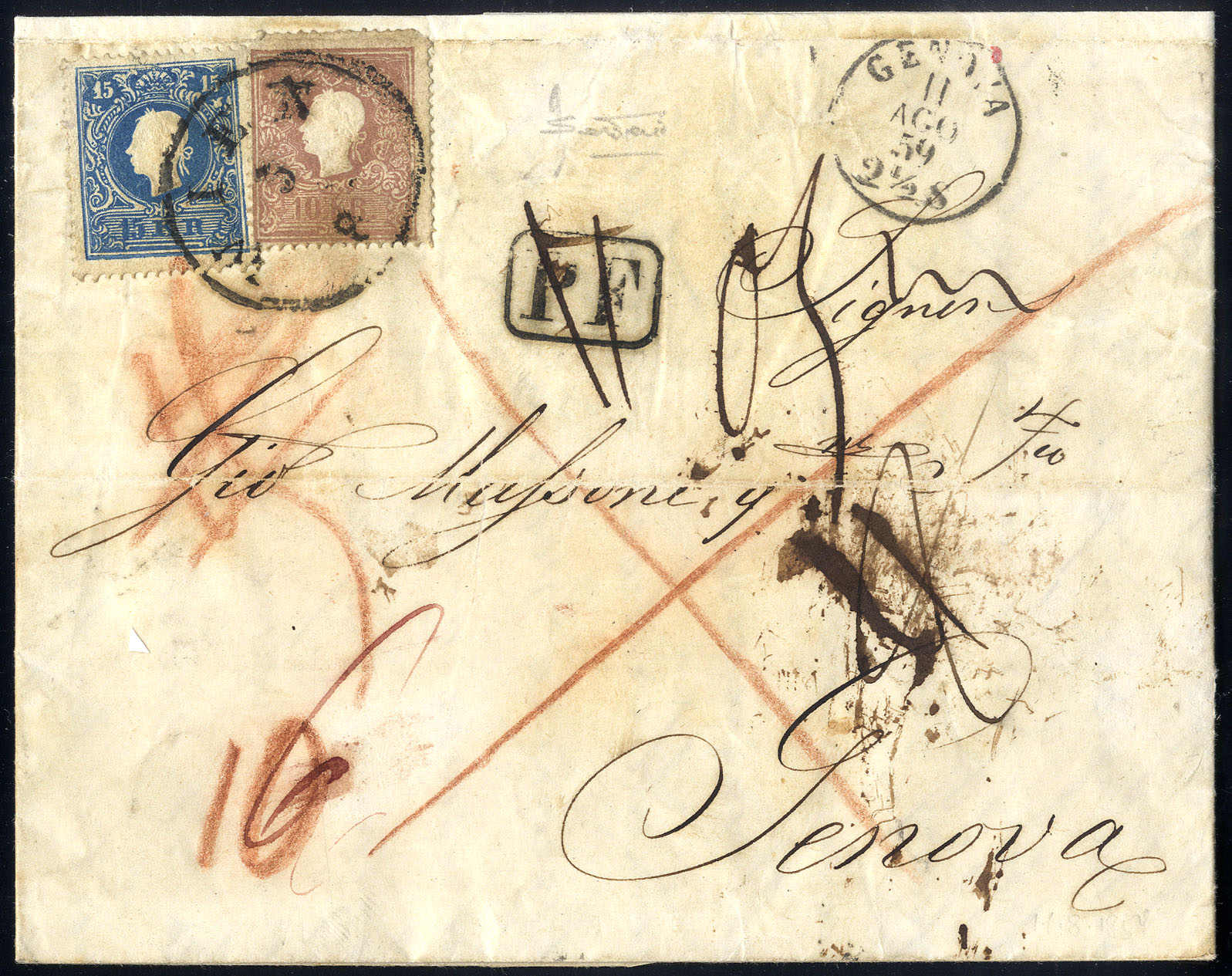 Lot 1991 - europe Austria 1858 Issue -  Viennafil Auktionen 63rd LIVE AUCTION