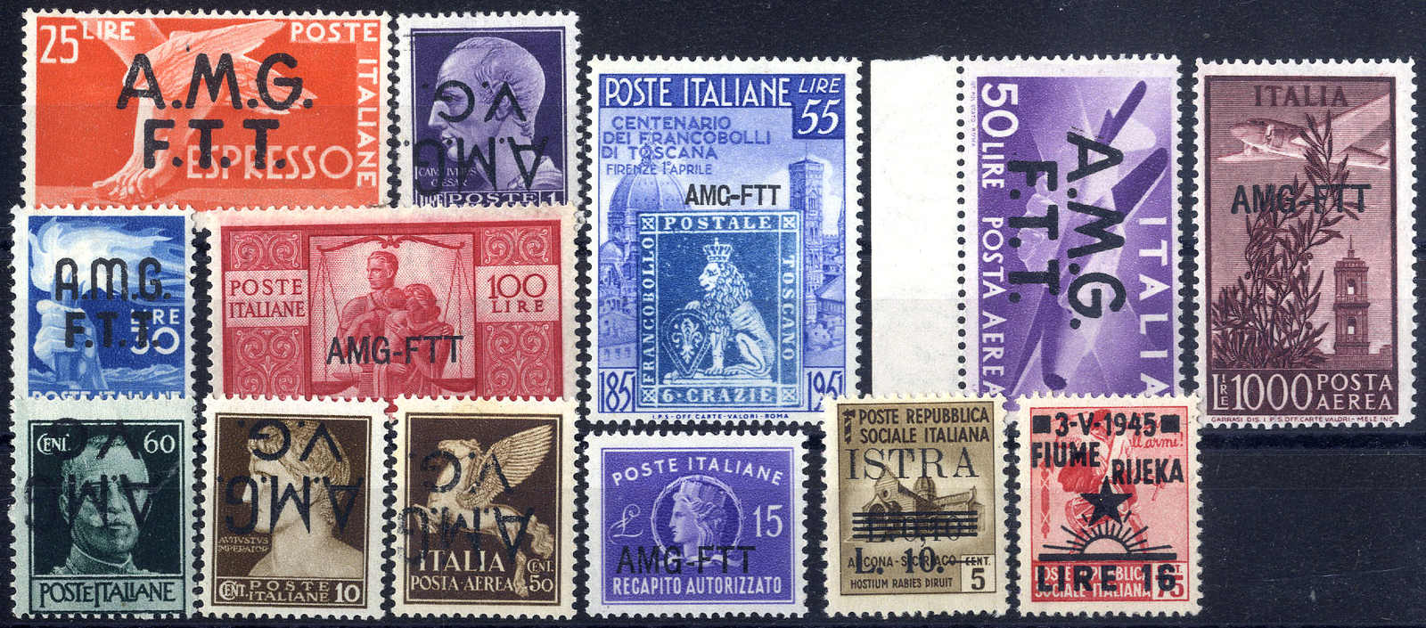 Lot 1309 - Lots and Collections Collections and Lots Triest -  Viennafil Auktionen 63rd LIVE AUCTION