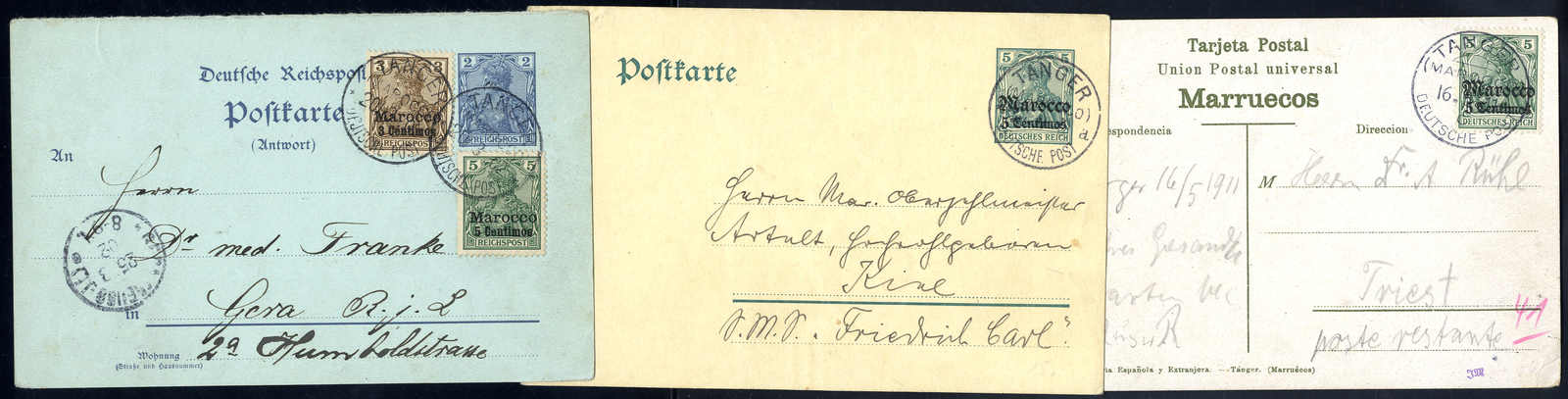 Lot 2970 - germany german post in morocco - Viennafil Auktionen 63rd LIVE AUCTION Lot 2970 - germany german post in morocco - Viennafil Auktionen 63rd LIVE AUCTION