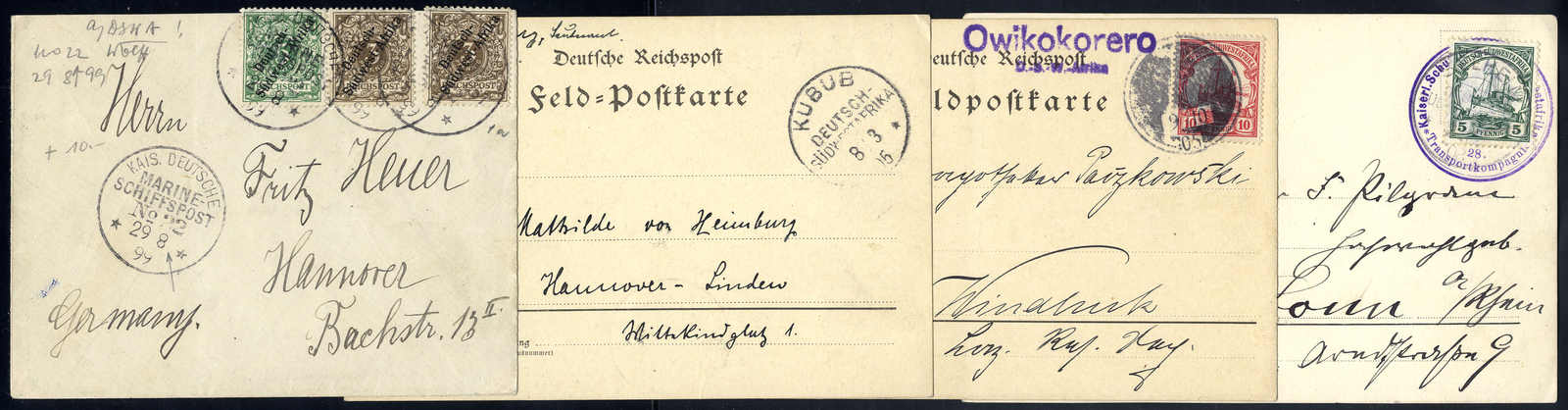 Lot 2995 - germany german southwest africa - Viennafil Auktionen 63rd LIVE AUCTION Lot 2995 - germany german southwest africa - Viennafil Auktionen 63rd LIVE AUCTION