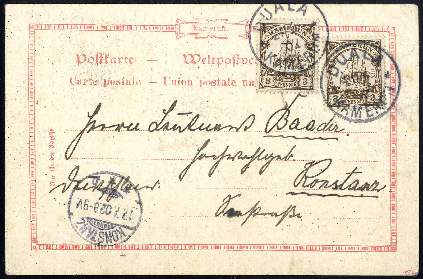 Lot 3003 - germany German Colonies, Cameroon - Viennafil Auktionen 63rd LIVE AUCTION Lot 3003 - germany German Colonies, Cameroon - Viennafil Auktionen 63rd LIVE AUCTION