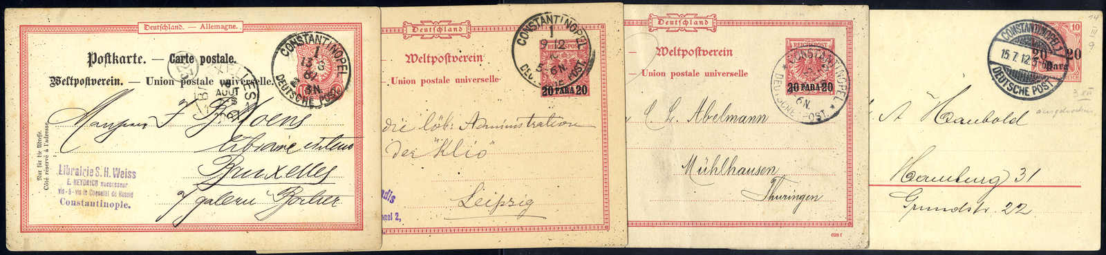 Lot 2973 - germany german post in turkey - Viennafil Auktionen 63rd LIVE AUCTION Lot 2973 - germany german post in turkey - Viennafil Auktionen 63rd LIVE AUCTION