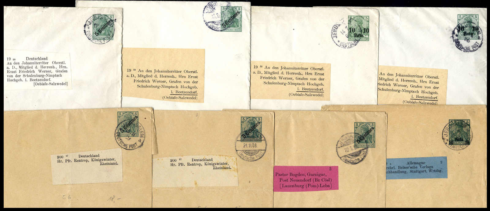 Lot 2978 - germany german post in turkey - Viennafil Auktionen 63rd LIVE AUCTION Lot 2978 - germany german post in turkey - Viennafil Auktionen 63rd LIVE AUCTION