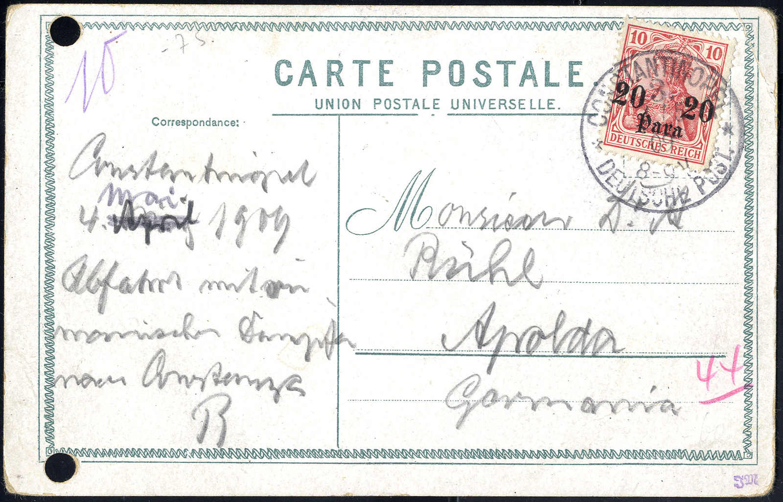 Lot 2982 - germany german post in turkey - Viennafil Auktionen 63rd LIVE AUCTION Lot 2982 - germany german post in turkey - Viennafil Auktionen 63rd LIVE AUCTION