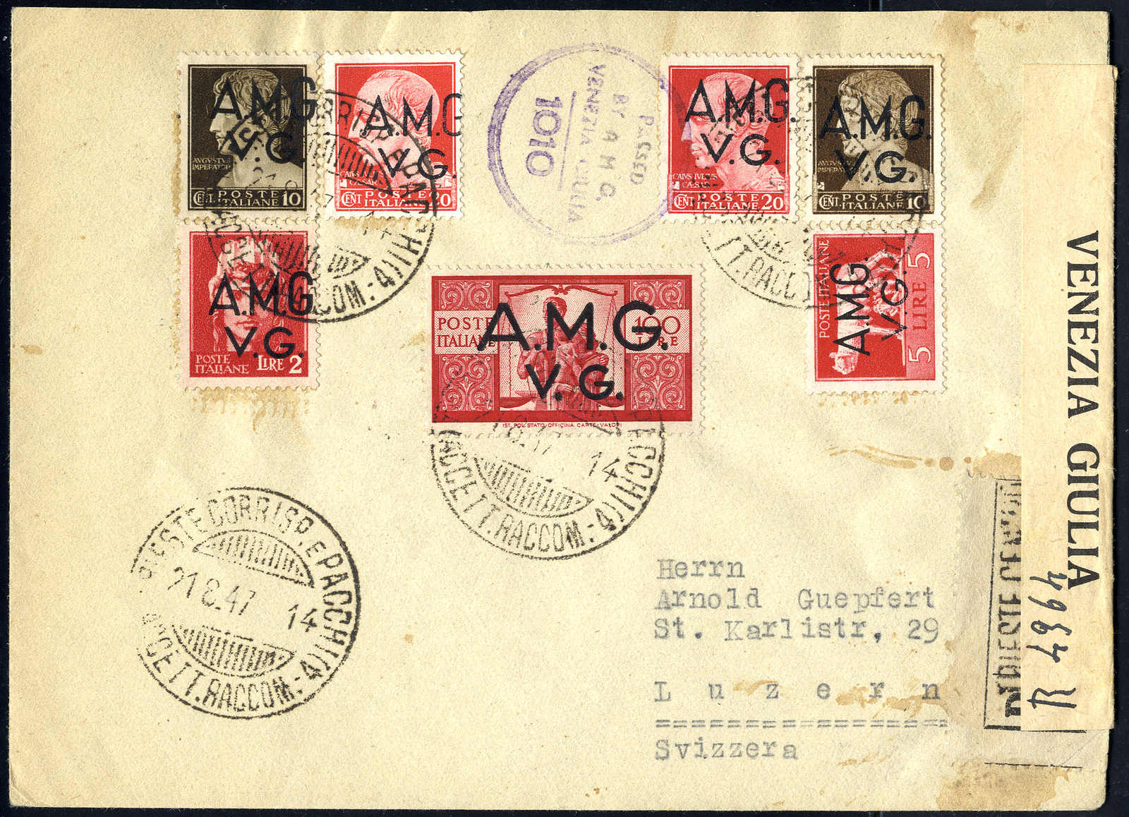 Lot 888 - europe Military Government Venezia-Giulia - Viennafil Auktionen 63rd LIVE AUCTION Lot 888 - europe Military Government Venezia-Giulia - Viennafil Auktionen 63rd LIVE AUCTION