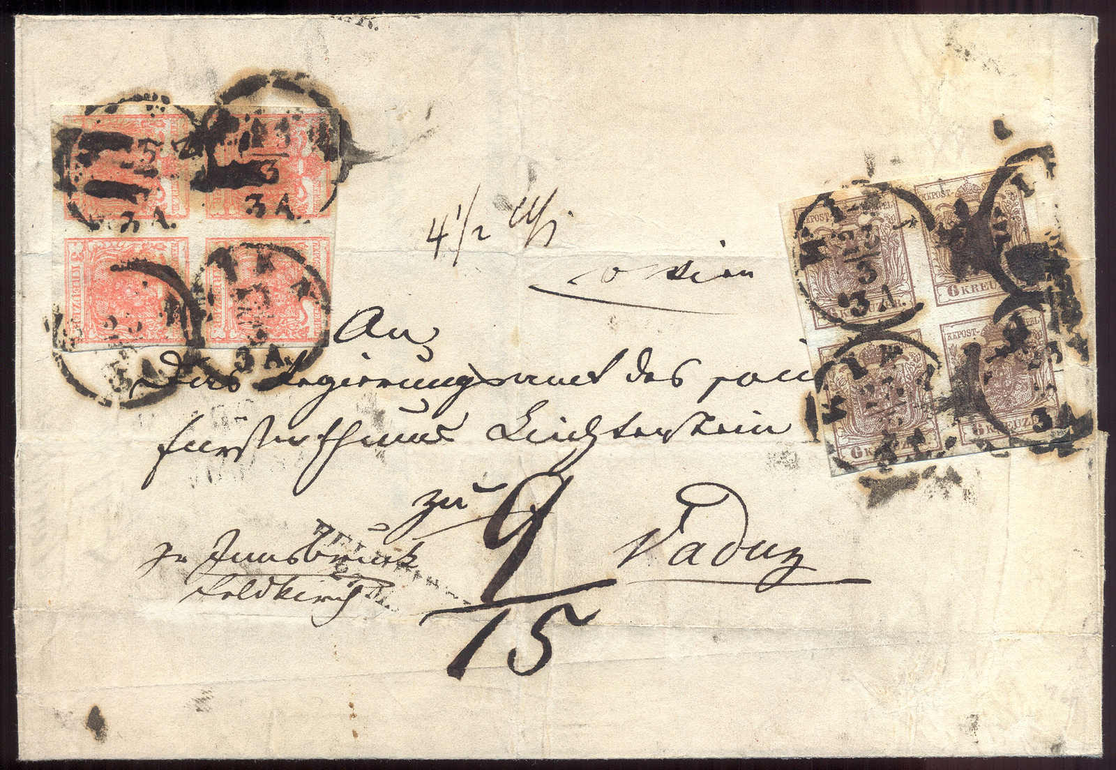 Lot 1940 - europe austria issue 1850 - Viennafil Auktionen 63rd LIVE AUCTION Lot 1940 - europe austria issue 1850 - Viennafil Auktionen 63rd LIVE AUCTION