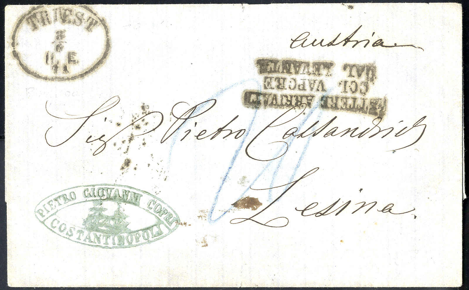 Lot 1884 - europe Austria Cancellations Austrian Littoral -  Viennafil Auktionen 63rd LIVE AUCTION