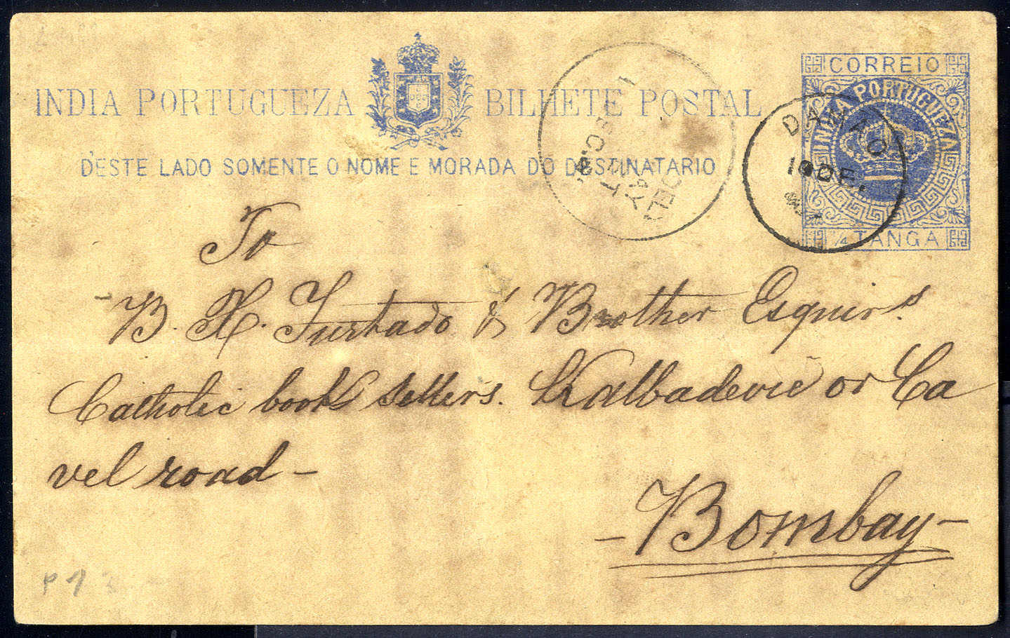 Lot 3461 - other countries portuguese india - Viennafil Auktionen 63rd LIVE AUCTION Lot 3461 - other countries portuguese india - Viennafil Auktionen 63rd LIVE AUCTION
