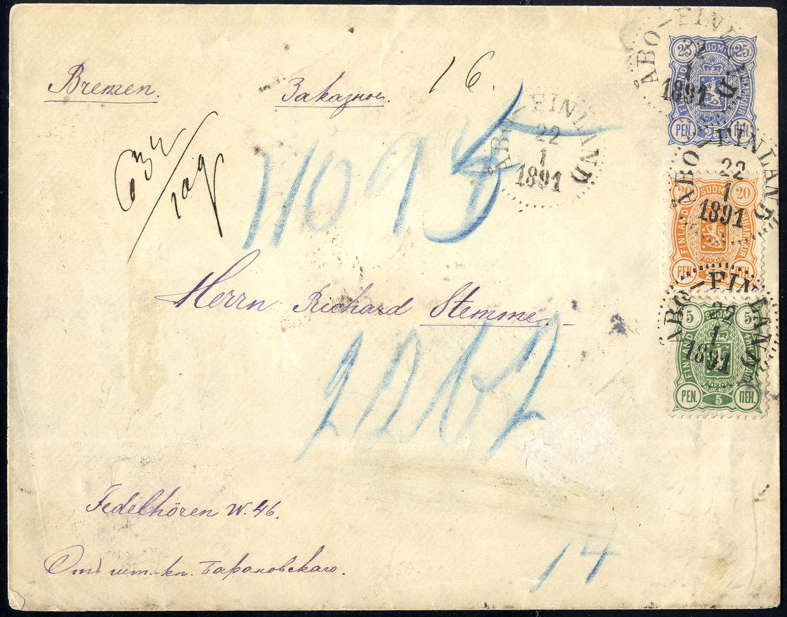 Lot 3095 - europe finland - Viennafil Auktionen 63rd LIVE AUCTION Lot 3095 - europe finland - Viennafil Auktionen 63rd LIVE AUCTION