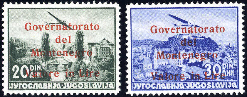 Lot 1108 - europe Italian Occupation Montenegro -  Viennafil Auktionen 63rd LIVE AUCTION