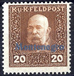 4810: Österreich Feldpost Montenegro