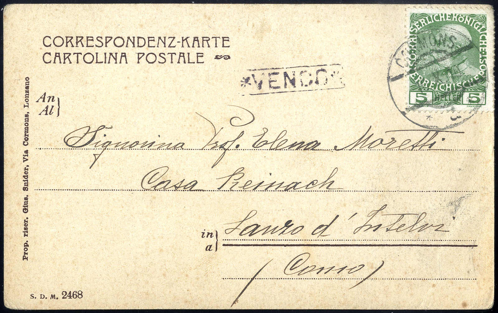 Lot 614 - europe Italian Kingdom -  Viennafil Auktionen 63rd LIVE AUCTION