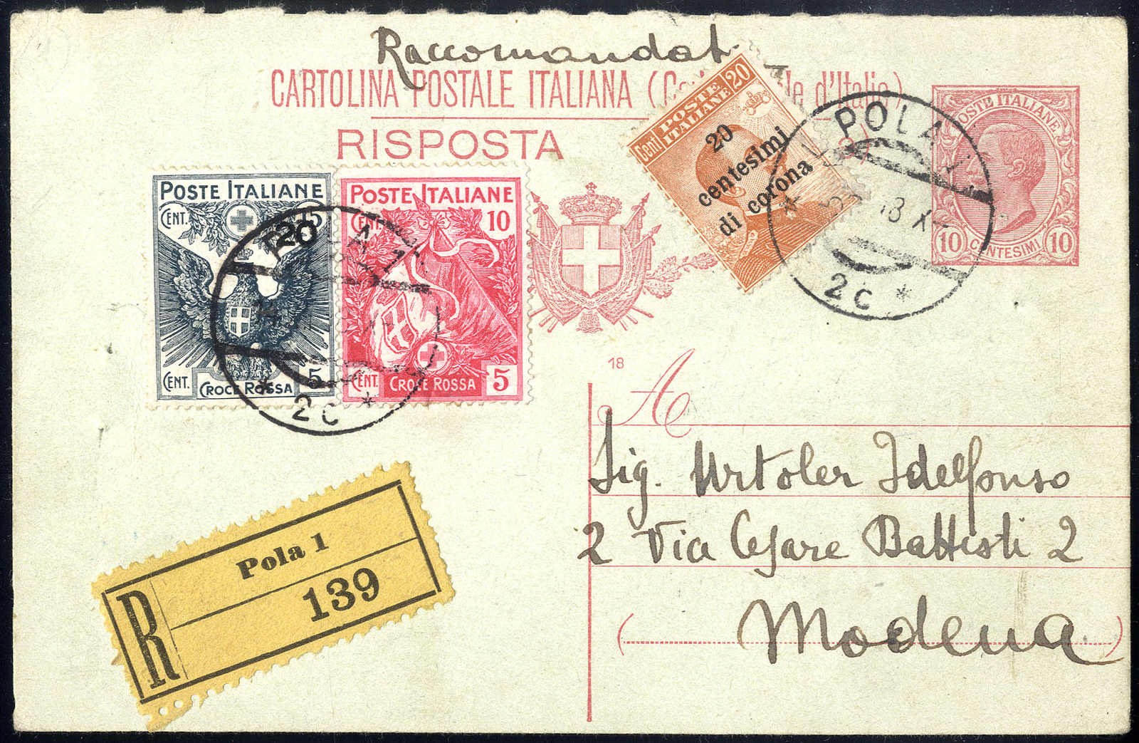 Lot 1299 - Lots and Collections collections and lots italy and areas -  Viennafil Auktionen 63rd LIVE AUCTION