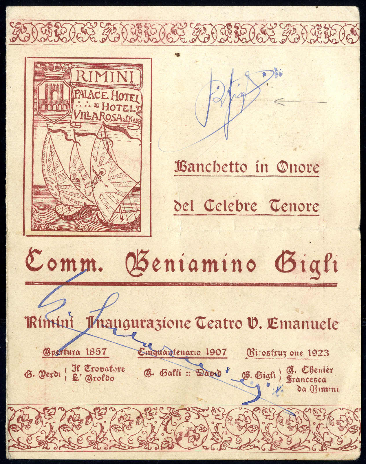 Lot 3907 - other items books/autographs -  Viennafil Auktionen 63rd LIVE AUCTION