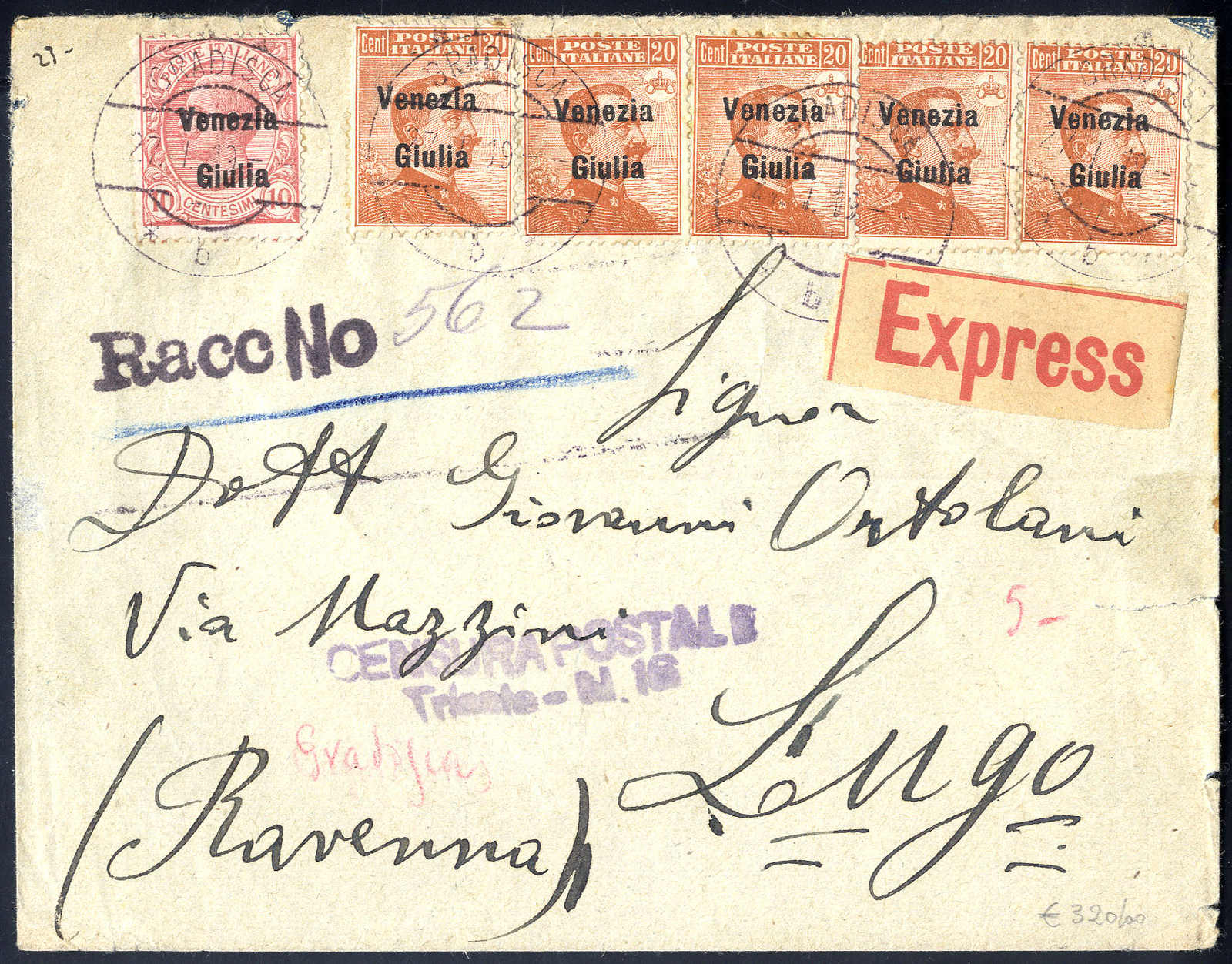 Lot 1031 - europe Italian Occupation Julisch Venetien - Viennafil Auktionen 63rd LIVE AUCTION Lot 1031 - europe Italian Occupation Julisch Venetien - Viennafil Auktionen 63rd LIVE AUCTION