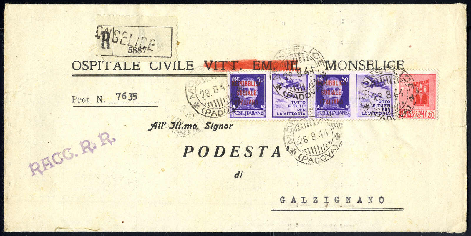 Lot 786 - europe italian social republic - Viennafil Auktionen 63rd LIVE AUCTION Lot 786 - europe italian social republic - Viennafil Auktionen 63rd LIVE AUCTION