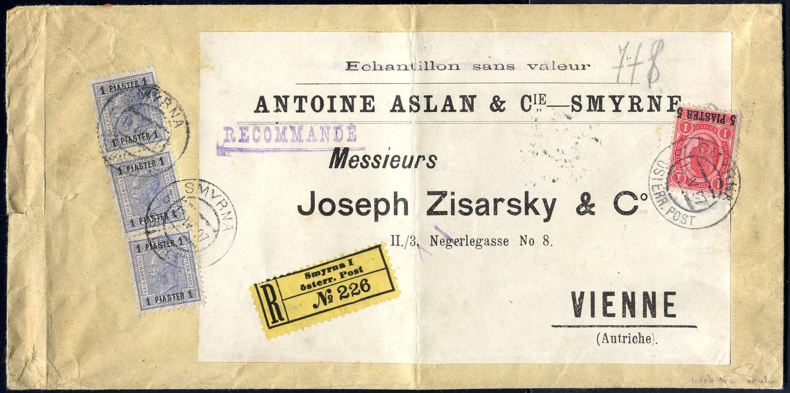 Lot 2633 - europe austrian levant - Viennafil Auktionen 63rd LIVE AUCTION Lot 2633 - europe austrian levant - Viennafil Auktionen 63rd LIVE AUCTION