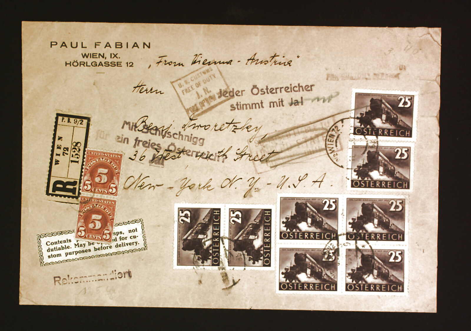 Lot 2149 - europe Austria 1st. Republic - Viennafil Auktionen Auction #69 Worldwide Mail Auction: Italy, Austria, Germany, Europe and Overseas Lot 2149 - europe Austria 1st. Republic - Viennafil Auktionen Auction #69 Worldwide Mail Auction: Italy, Austria, Germany, Europe and Overseas