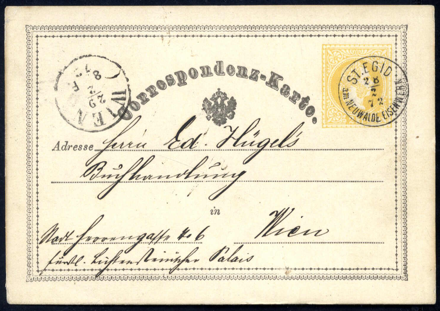 Lot 1934 - europe Austria Cancellations Lower Austria - Viennafil Auktionen Auction #66 Worldwide Mail Auction: Italy, Austria, Germany, Europe and Overseas Lot 1934 - europe Austria Cancellations Lower Austria - Viennafil Auktionen Auction #66 Worldwide Mail Auction: Italy, Austria, Germany, Europe and Overseas