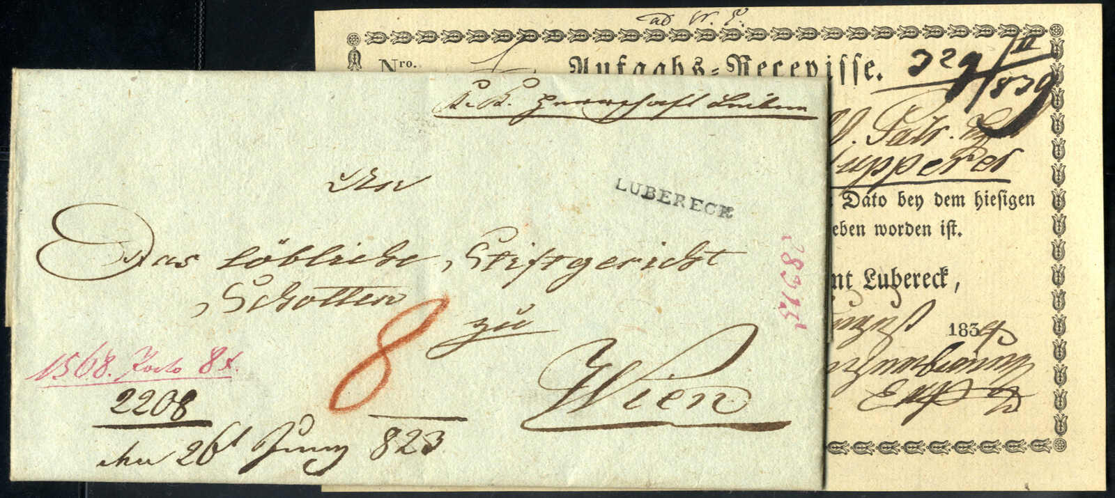 Lot 1623 - europe Austria Cancellations Lower Austria -  Viennafil Auktionen Auction #69 Worldwide Mail Auction: Italy, Austria, Germany, Europe and Overseas