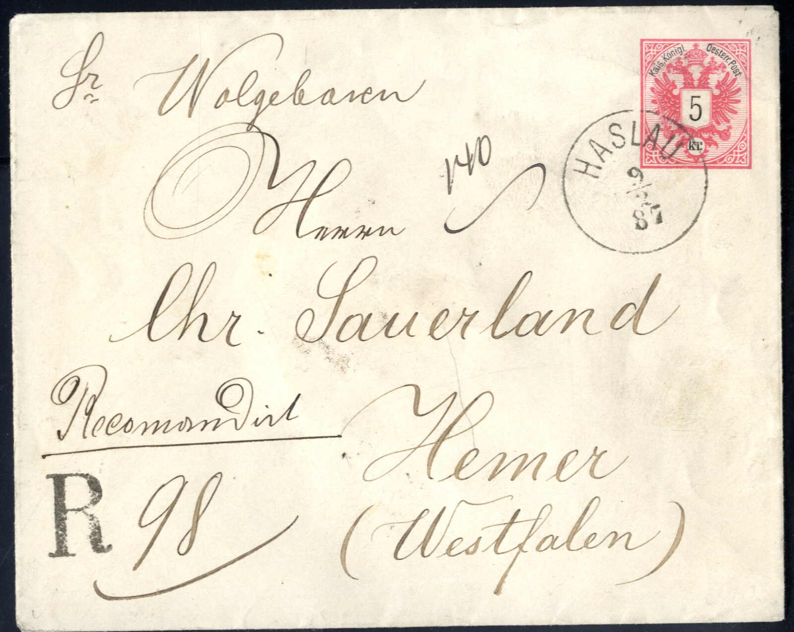 Lot 2314 - europe Austria Issue 1883 - Viennafil Auktionen Auction #66 Worldwide Mail Auction: Italy, Austria, Germany, Europe and Overseas Lot 2314 - europe Austria Issue 1883 - Viennafil Auktionen Auction #66 Worldwide Mail Auction: Italy, Austria, Germany, Europe and Overseas