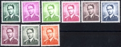 1958, komplette Serie 9 Werte, gefalzt, Mi. 1126x-1134xAutomatically ...