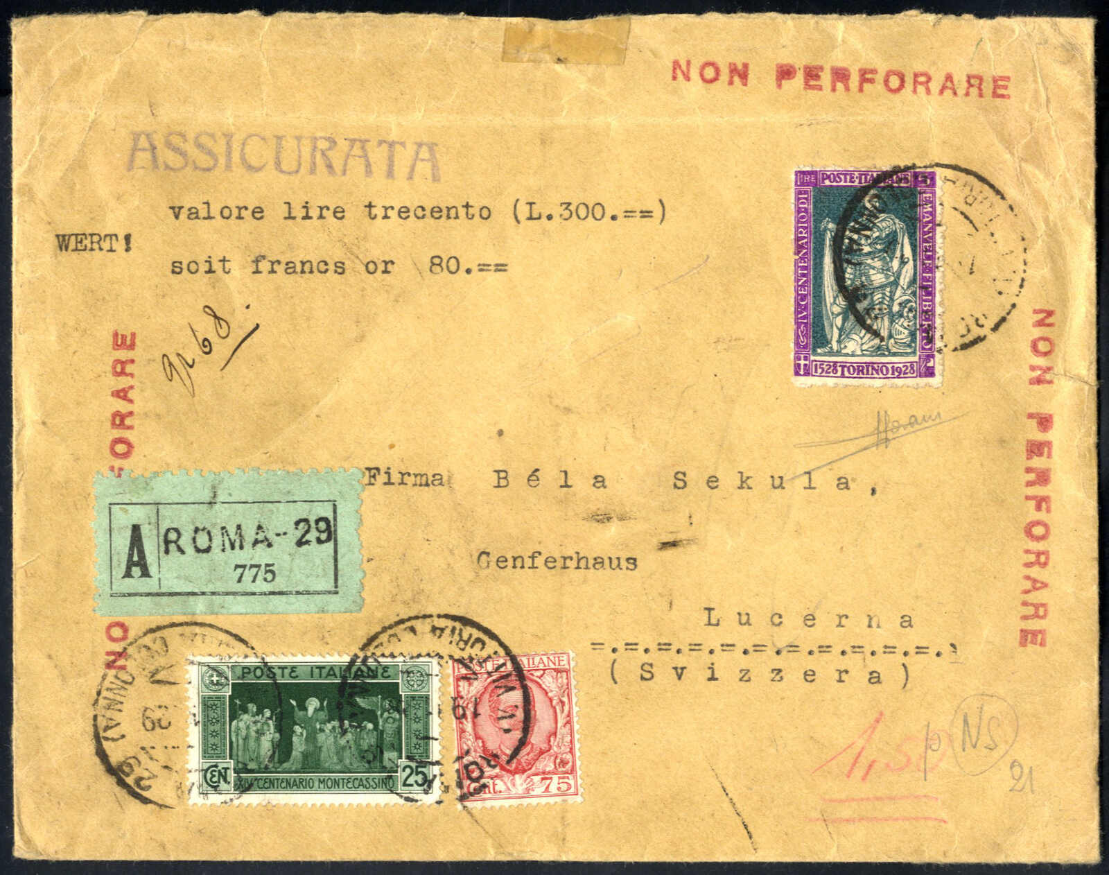 Lot 575 - europe Italian Kingdom - Viennafil Auktionen Auction #66 Worldwide Mail Auction: Italy, Austria, Germany, Europe and Overseas Lot 575 - europe Italian Kingdom - Viennafil Auktionen Auction #66 Worldwide Mail Auction: Italy, Austria, Germany, Europe and Overseas
