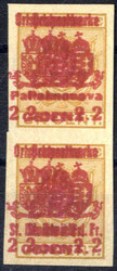 4805: Österreich Feldpost Italien örtliche Zustellmarken